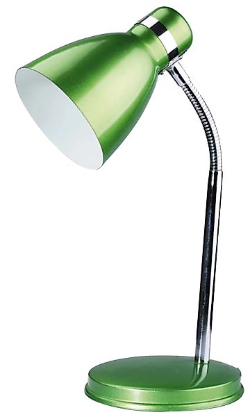 Schreibtischlampe grün E14 Metall Patric günstig online kaufen