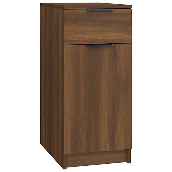 vidaXL Schreibtischschrank Braun Eiche 33,5x50x75 cm Holzwerkstoff günstig online kaufen