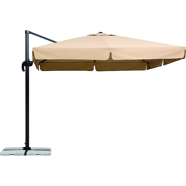 Schirm RHODOS 300x300 natur günstig online kaufen