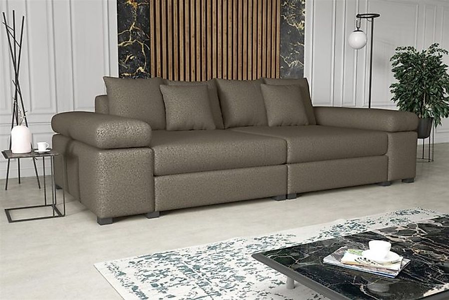 Fun Möbel Big-Sofa Couchgarnitur Megasofa Riesensofa AREZZO in Stoff, mit o günstig online kaufen