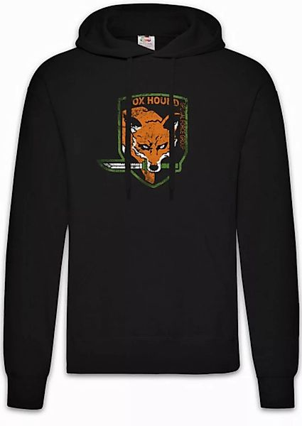 Urban Backwoods Hoodie Foxhound Logo Herren Hoodie Big Boss Metal Fox Hound günstig online kaufen