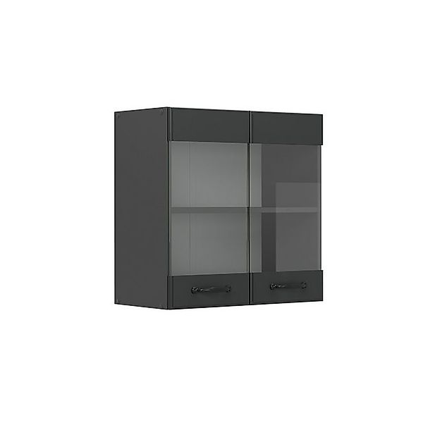Vicco Glashängeschrank R-Line, Anthrazit Landhaus/Anthrazit, 60 günstig online kaufen