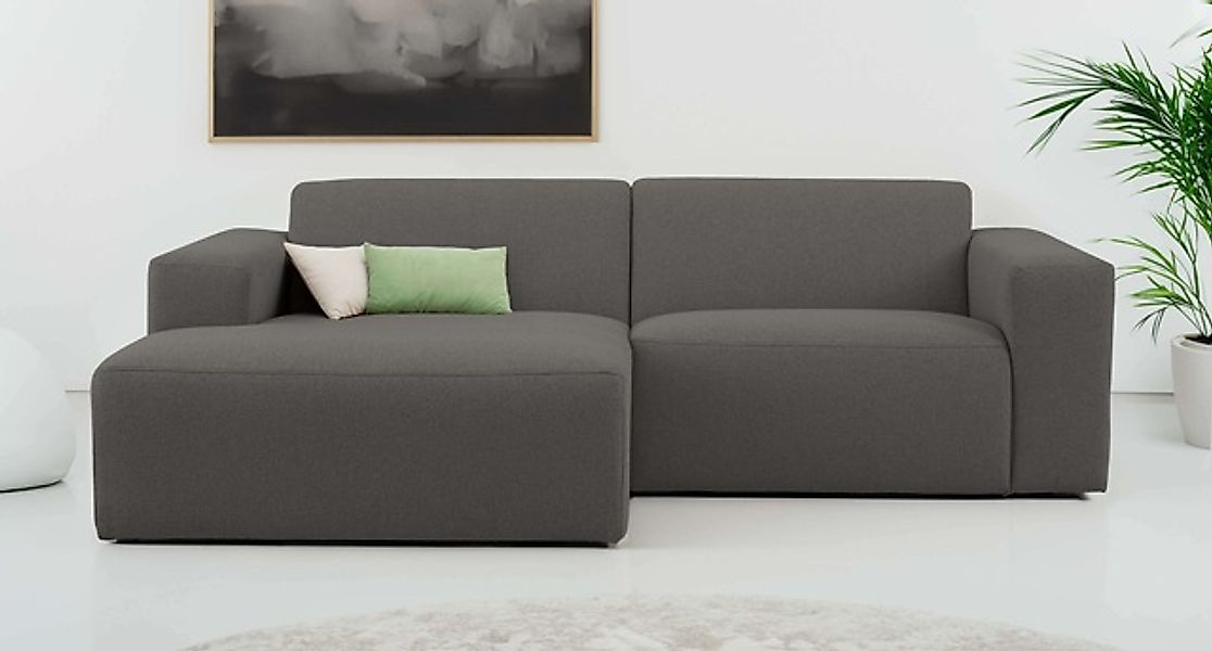 OTTO home Ecksofa »Koa, 228 cm, L-Form, Modulsofa in Cord, Chenille, Strukt günstig online kaufen