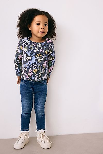 Next Langarmshirt Geripptes Langarmshirt (1-tlg) günstig online kaufen