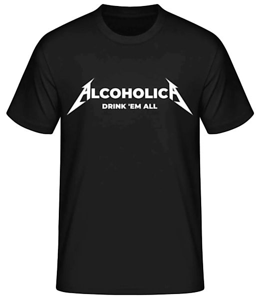 Alcoholica · Männer Basic T-Shirt günstig online kaufen