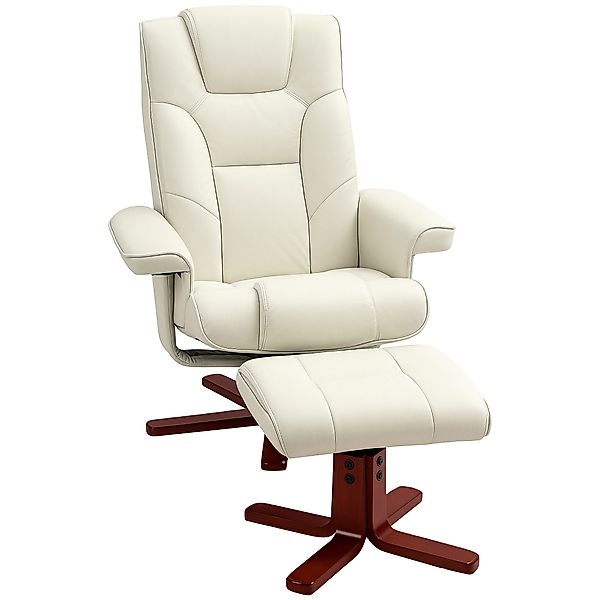 HOMCOM Relaxsessel mit Hocker, Liegefunktion, Wippfunktion günstig online kaufen