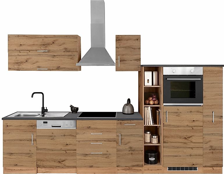 KOCHSTATION Küchenzeile "KS-Colmar", ohne E-Geräte, Breite 330 cm günstig online kaufen