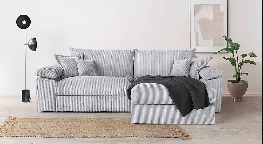 Home affaire Ecksofa "Soft&Cosy XXL L-Form - Breite 303 cm", Mega-Sofa, in günstig online kaufen
