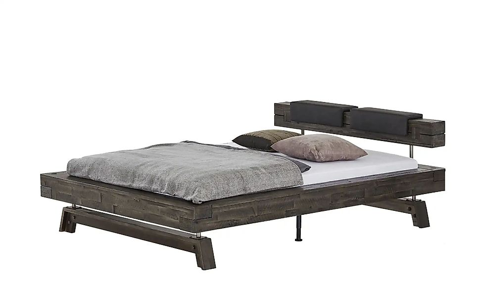 HASENA Massivholz-Bettgestell  Inca  ¦ grau ¦ Maße (cm): B: 228 H: 74 Bette günstig online kaufen