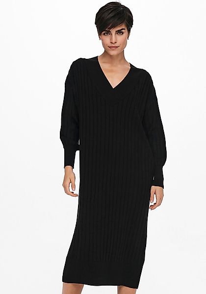ONLY Strickkleid "ONLNEW TESSA L/S MIDI V DRESS", mit tiefem V-Ausschnitt m günstig online kaufen