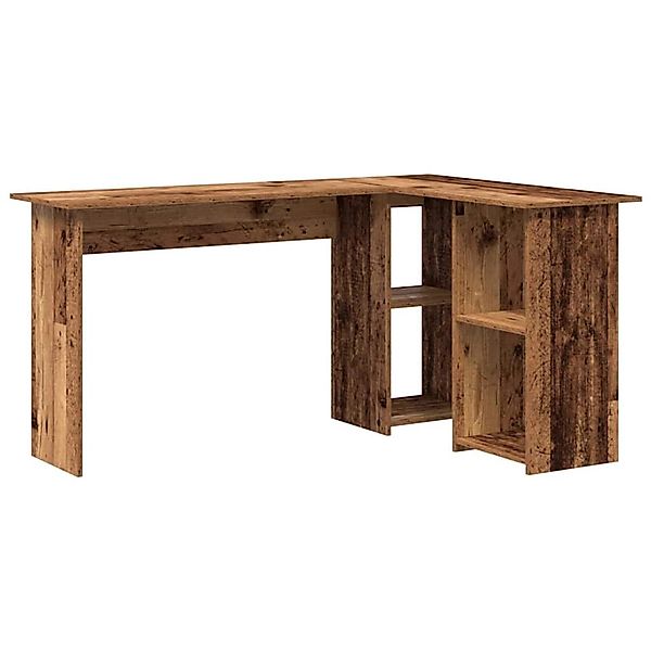 vidaXL Schreibtisch mit Regal Altholz 142 x 102 x 73 cm Holzwerkstoff 86929 günstig online kaufen