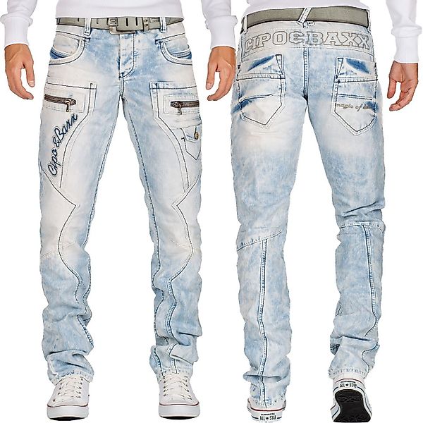 Cipo & Baxx Bikerjeans Herren regular günstig online kaufen