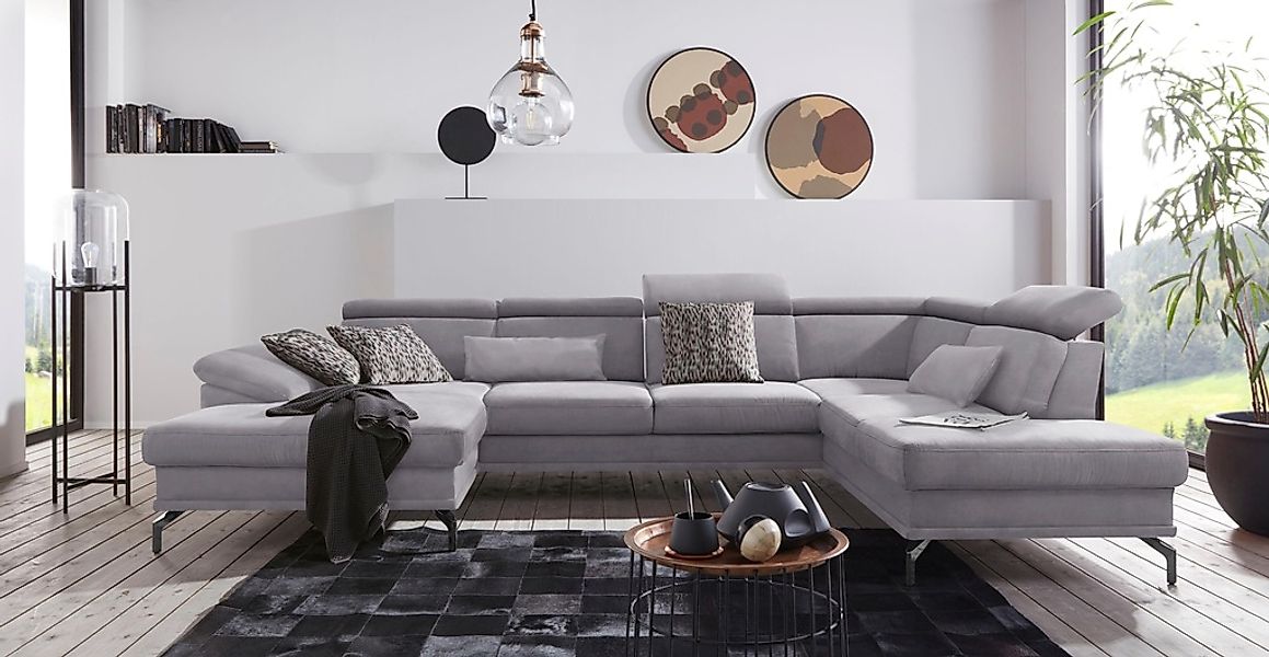 sit&more Wohnlandschaft »Scorpio U-Form« inklusive Sitztiefenverstellung, m günstig online kaufen