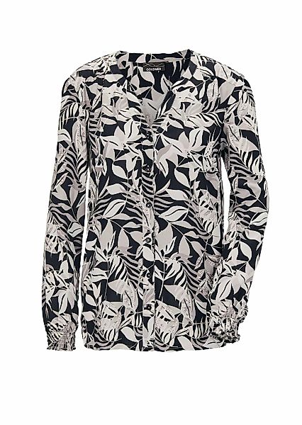 GOLDNER Tunika "Tunika-Druckbluse" mit durchgehender Knopfleiste günstig online kaufen