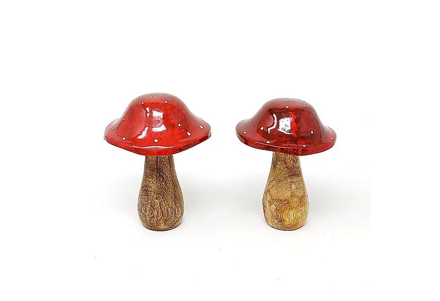 formano Skulptur Herbstfarben, Höhe: 13cm, Farbe: Braun, Motiv: Pilze günstig online kaufen