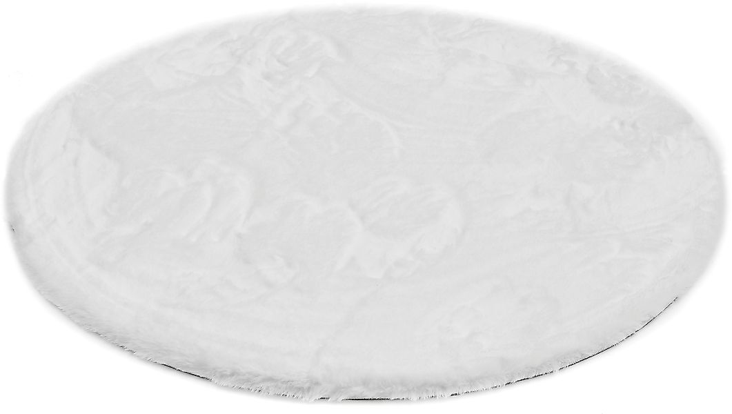 LUXOR living Fellteppich "Novara" rund 30 mm Höhe Kunstfell, Kaninchenfell- günstig online kaufen