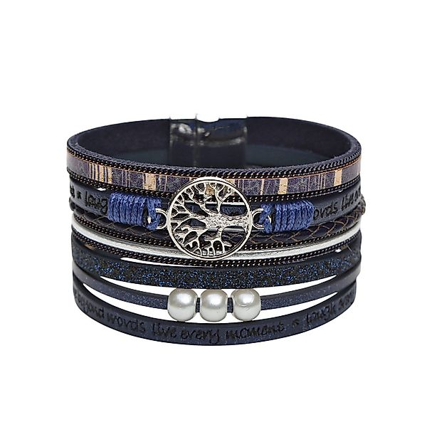 KARMA Armband Damen Wickelarmband mit Lebensbaum günstig online kaufen