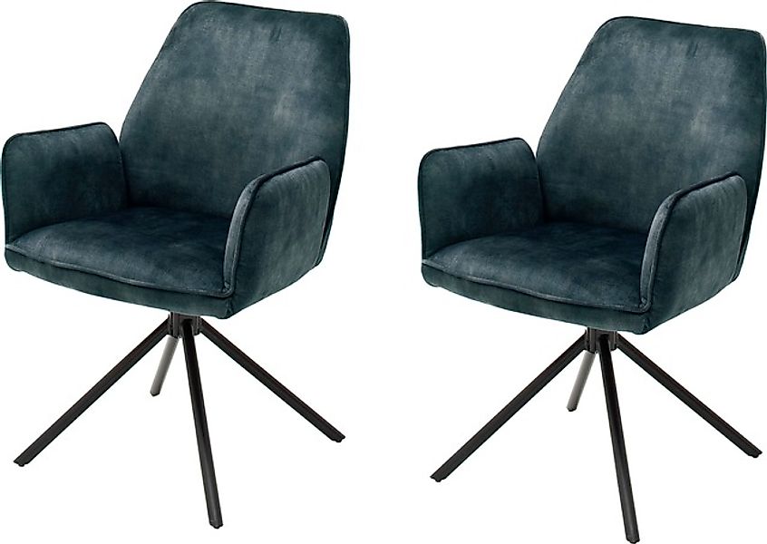 MCA furniture Esszimmerstuhl »Ottawa mit Armlehne«, (Set), 2 St., Vintage, günstig online kaufen