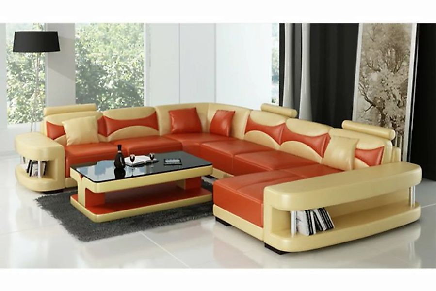 JVmoebel Ecksofa, Luxus Ecksofa Sofa Polster Couch Wohnlandschaft U Form - günstig online kaufen