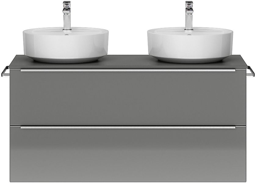 nobilia® Waschtisch-Set »Alvene«, (1 St., mit Doppelwaschplatz, vormontiert günstig online kaufen
