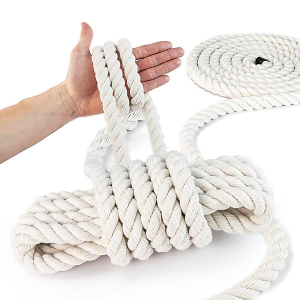 DQ-PP DQ-PP Baumwollseil, 6-20mm, 10m, Baumwollkordel, günstig online kaufen