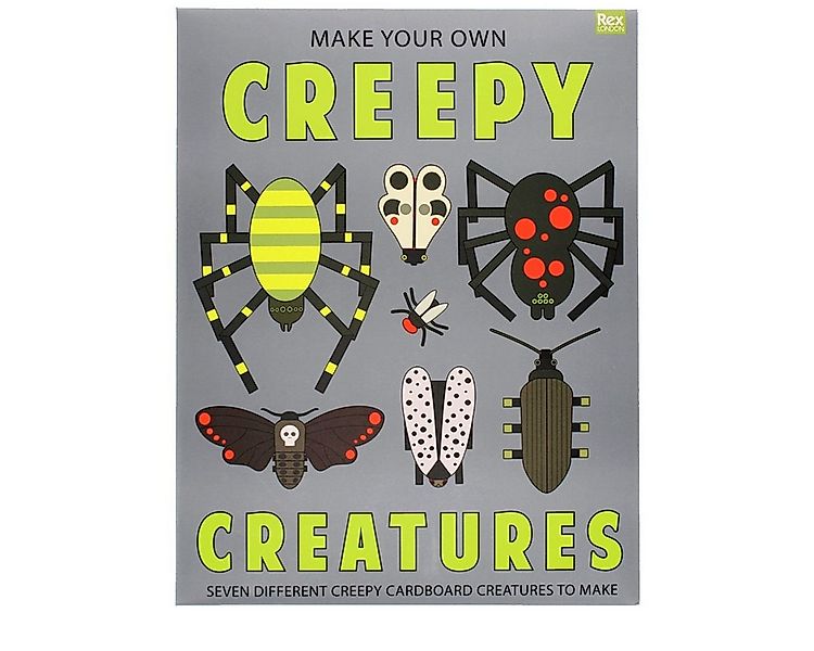 Rex London Kreativset Bastel-Set Krabbeltiere 7 Insektenarten Lernspiel günstig online kaufen