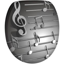 Sanilo WC-Sitz Musical Notes, mit Absenkautomatik, günstig online kaufen