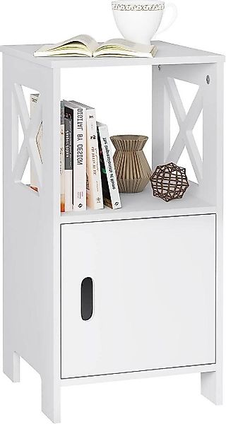 Woltu Nachttisch (1-St), Beistelltisch schmal, 30x60x30 günstig online kaufen