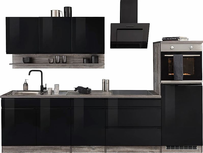 HELD MÖBEL Küchenzeile "Virginia", Breite 290 cm, wahlweise mit Induktionsk günstig online kaufen