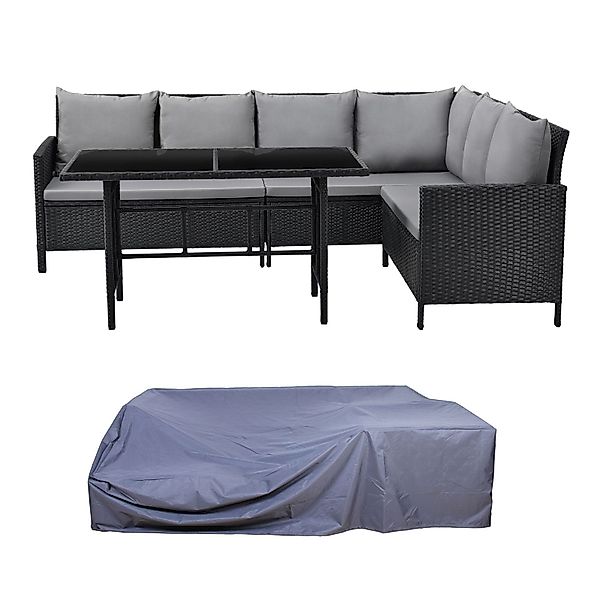 SVITA Gartenlounge-Set MADISON, (Set, Outdoor-Sitzgruppe mit günstig online kaufen