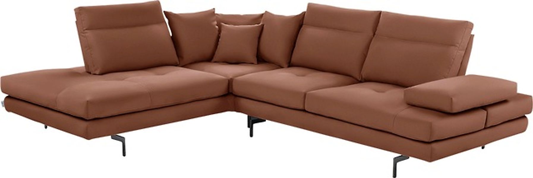 CALIA ITALIA Ecksofa »Toby Wing, Komfortsofa mit Sitzkomfort der Extraklass günstig online kaufen