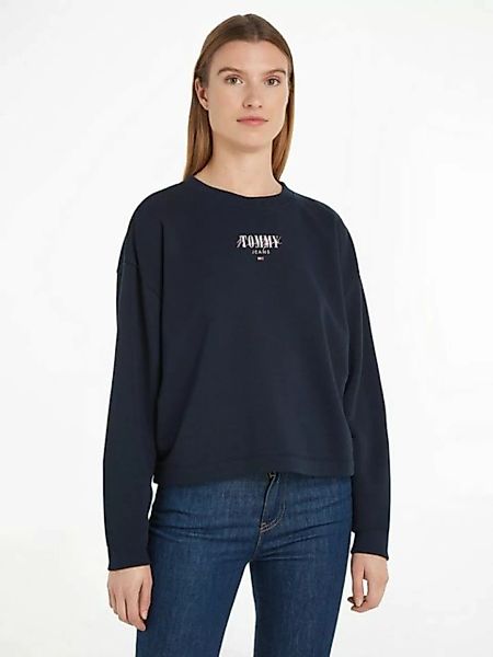 Tommy Jeans Sweatshirt TJW RLX ESSENTIAL LOGO CREW EXT mit Tommy Jeans Logo günstig online kaufen
