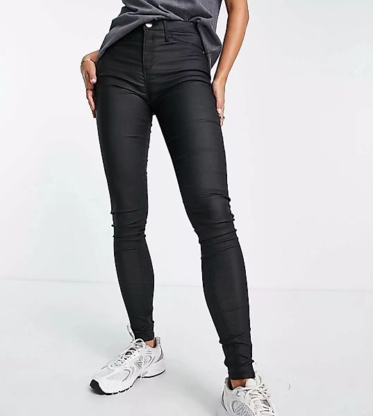 River Island – Molly – Eng geschnittene Jeans in Schwarz mit mittelhohem Bu günstig online kaufen