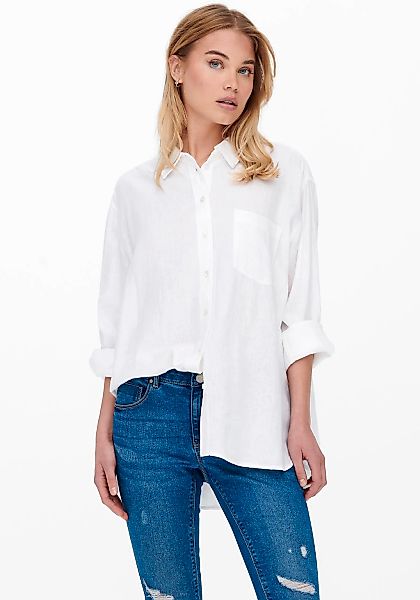 ONLY Longbluse ONLTOKYO L/S LINEN BLEND günstig online kaufen