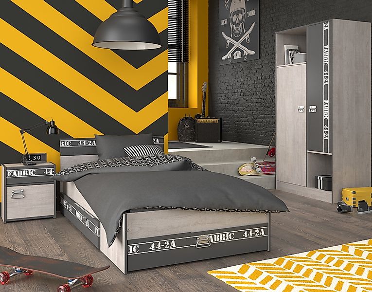 Parisot Jugendzimmer-Set Fabric, (Komplett Set, 4-tlg., günstig online kaufen