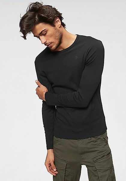 G-STAR Langarmshirt Basic-Artikel aus blickdichter, hochwertiger Baumwollqu günstig online kaufen