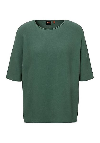 BOSS ORANGE 3/4 Arm-Pullover Flamber Premium Damenmode mit Rundhalsausschni günstig online kaufen