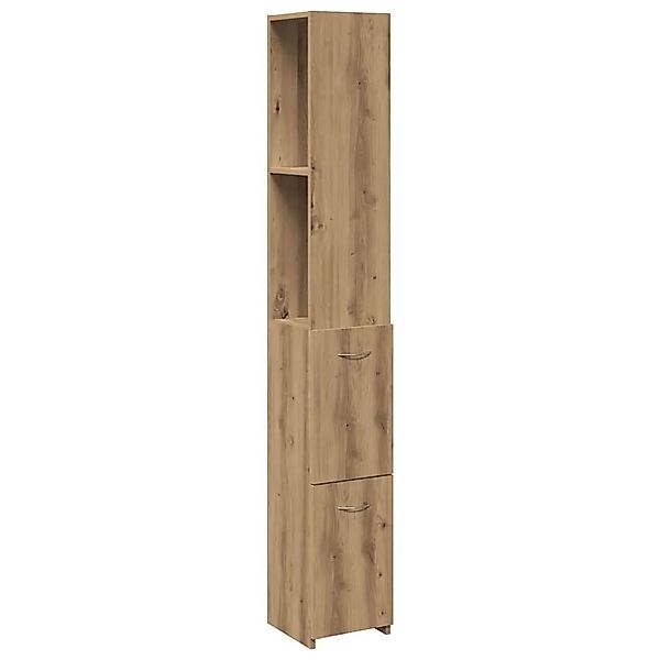 vidaXL Badschrank Artisan-Eiche 25x25x170 cm Holzwerkstoff 856653 günstig online kaufen