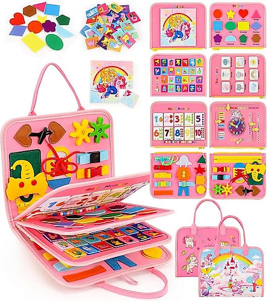 POPOLIC Lernspielzeug Busy Board für Kinder, 20-1 Activity Board Montessori günstig online kaufen