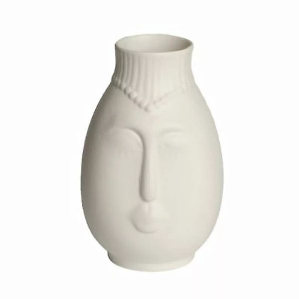 Beige & Stone Ruddy Face Nordic Vase weiß günstig online kaufen