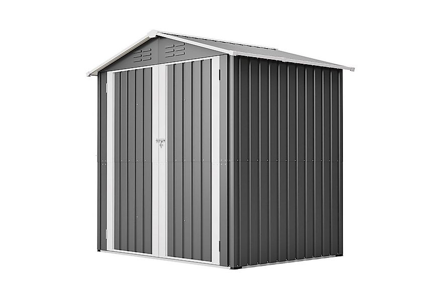 Yoimoimo Gartenhaus Metall-Geräteschuppen 3 Größen - Inkl. Fundament, Belüf günstig online kaufen