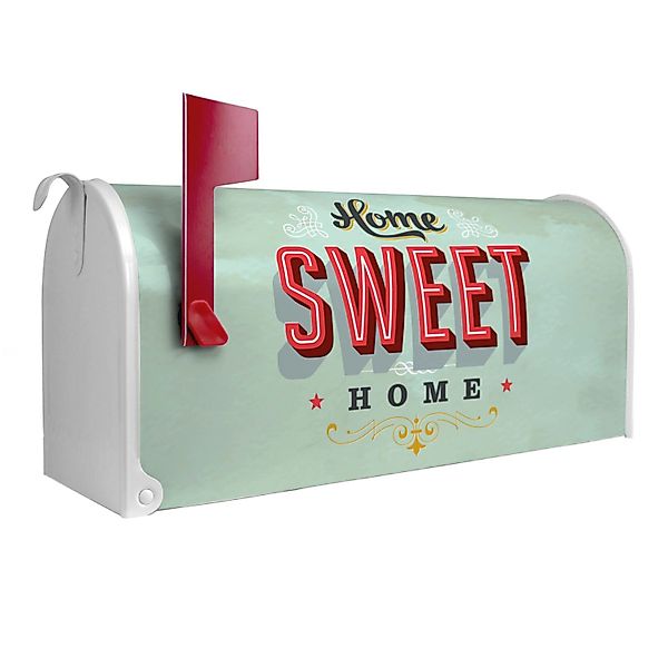 Banjado Amerikanischer Briefkasten Weiß 48x22x16cm US Mailbox Letterbox Pos günstig online kaufen