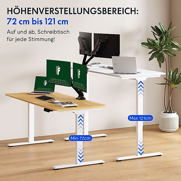 FLEXISPOT Schreibtisch Sitz-Steh-Tisch mit Memory-Funktionen (Dual-Motor günstig online kaufen