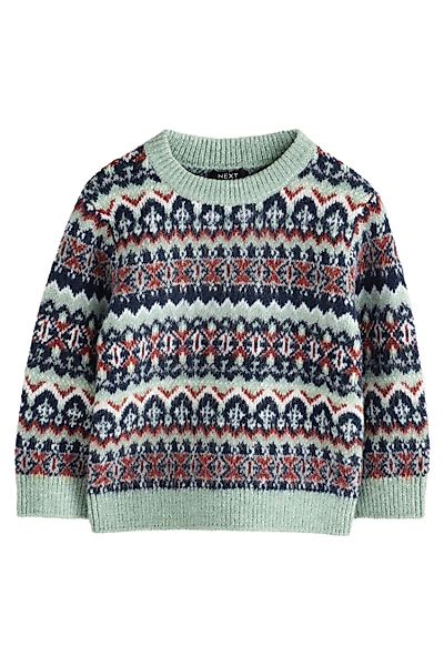 Next Strickpullover Strickpullover mit Fair-Isle-Muster (1-tlg) günstig online kaufen