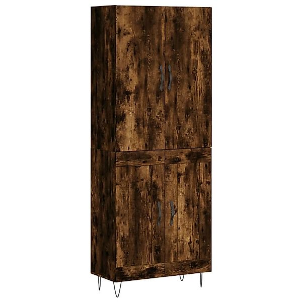vidaXL Highboard Räuchereiche 69,5x34x180 cm Holzwerkstoff 3198078 günstig online kaufen