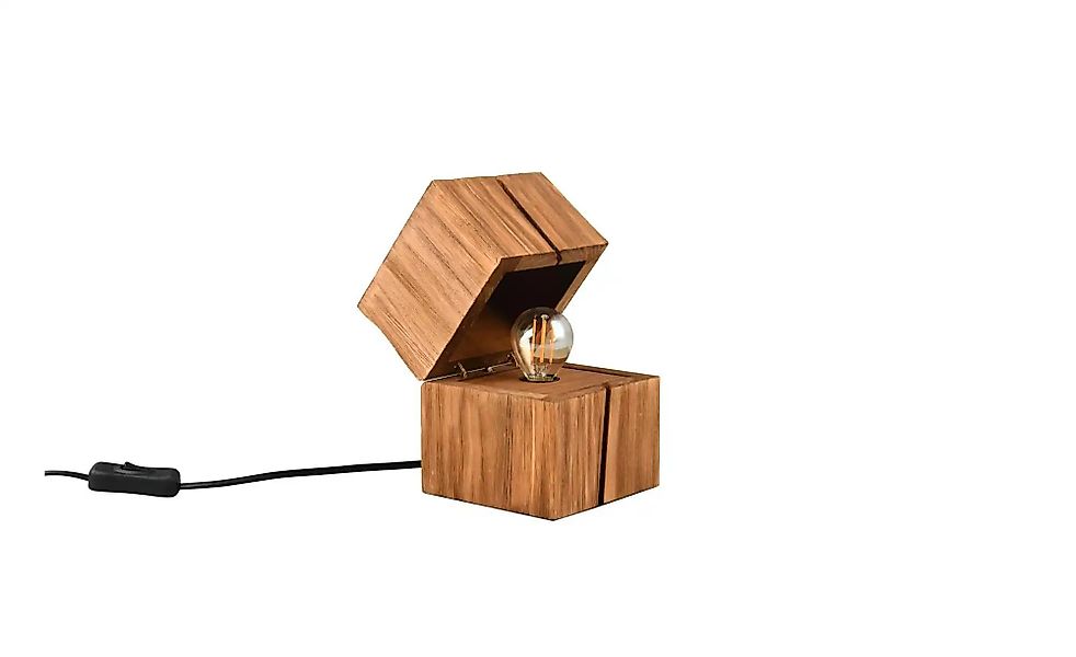 Trio Tischleuchte   ¦ holzfarben ¦ Maße (cm): B: 12 H: 16 T: 12.0 Lampen & günstig online kaufen