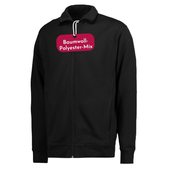Clinotest Sweatjacke ohne Kapuze Unisex - günstig online kaufen