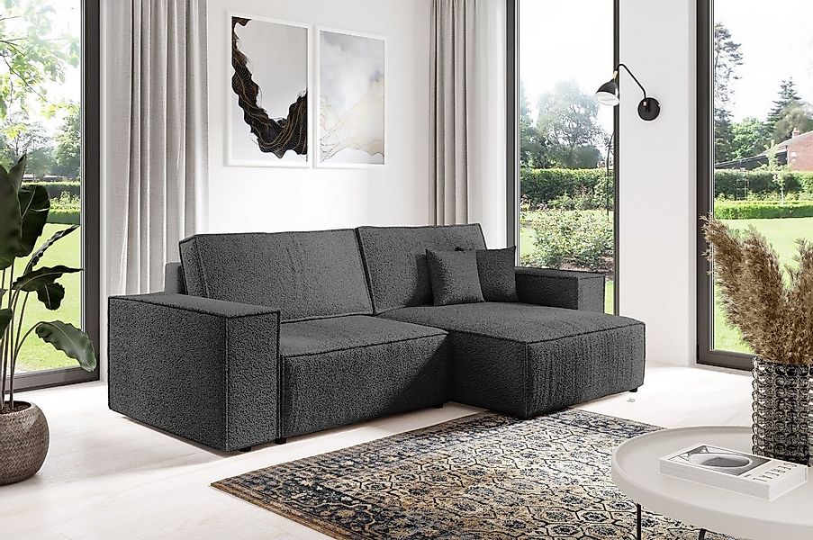 Compleo Ecksofa BOSTON MINI, Schlaffunktion mit Liegefläche 135 x 200 cm, B günstig online kaufen