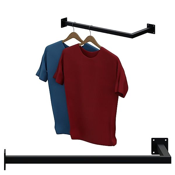HAGO Kleiderstange Garderobenstange Kleiderstange Garderobe Halter günstig online kaufen