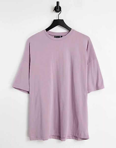 ASOS DESIGN – Oversize-T-Shirt in verwaschenem Lila günstig online kaufen